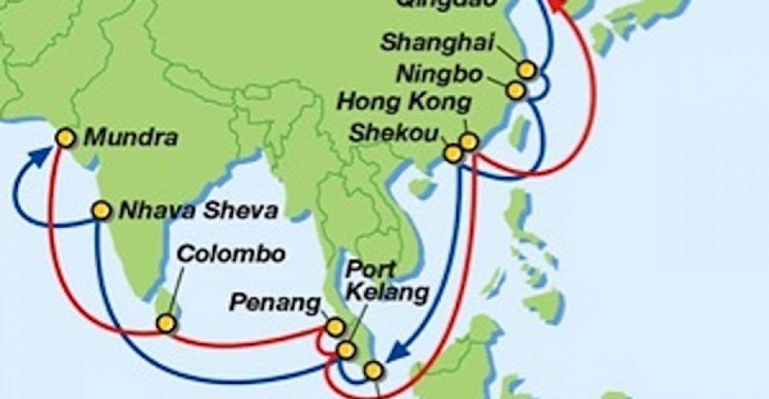 Порт Нинбо Китай на карте