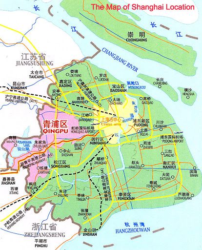 old shanghai port map